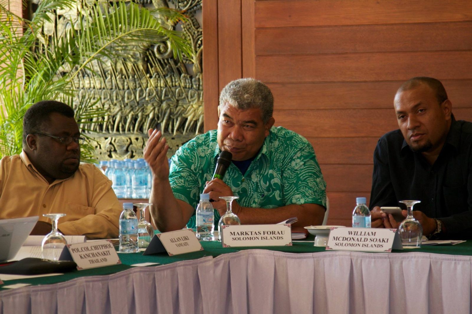 Participants at arms control workshop in Cambodia